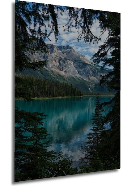 Yeşilçam Manzara Tablosu Yağlı Boya Görünümlü Ahşap Dekoratif Tablo Dikdörtgen Tablo fırsatları