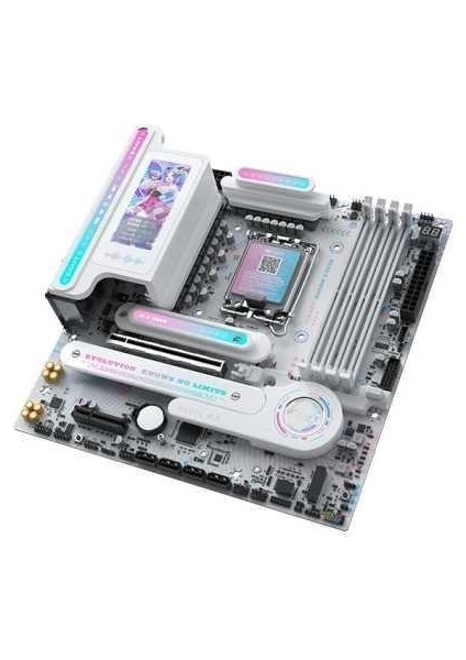 Icraft B860M Cross Pro Wıfı Ddr5 Hdmı-Dp Typec Pcıe 5.0 1851P Matx Beyaz fiyatları