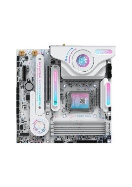 Icraft B860M Cross Pro Wıfı Ddr5 Hdmı-Dp Typec Pcıe 5.0 1851P Matx Beyaz fırsatları