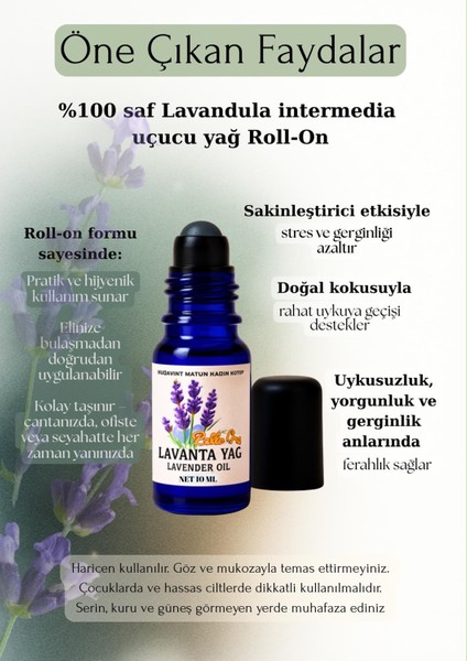 Lavanta Yağı Roll-On 10ML. fiyatları