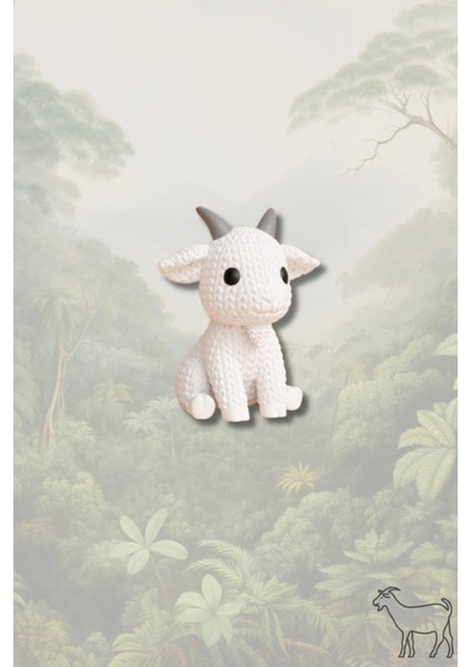 Örgü Desenli Kanguru Anahtarlık – Sert Plastik, Çanta Süsü & Charm, Hayvan Figürlü Aksesuar