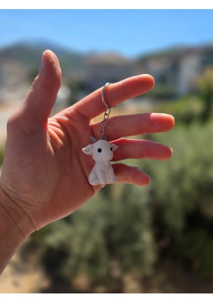 Örgü Desenli Kanguru Anahtarlık – Sert Plastik, Çanta Süsü & Charm, Hayvan Figürlü Aksesuar fiyatları