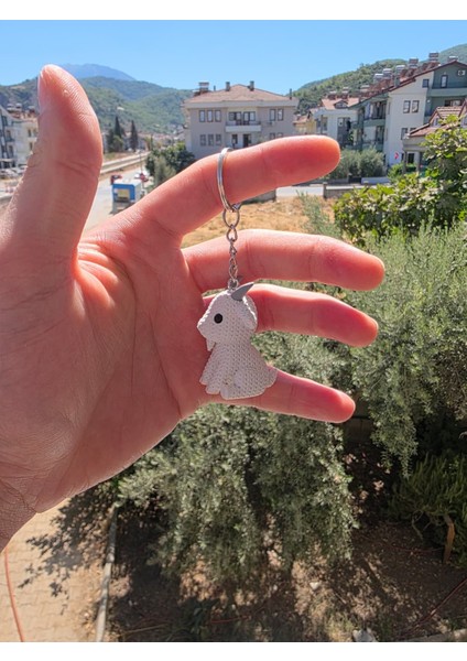 Örgü Desenli Kanguru Anahtarlık – Sert Plastik, Çanta Süsü & Charm, Hayvan Figürlü Aksesuar indirimleri