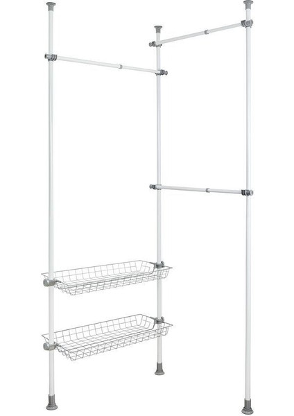 Tavan ve Zemin Arası Askılık Raf Sistemi – Teleskopik Sistem modelleri