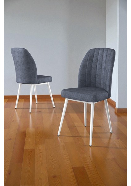 Bara Beyaz Mermer 80X132 Açılabilir Sunta Masa Yemek Odası Takımı, Mutfak Takımı 4 Adet Sandalye modelleri