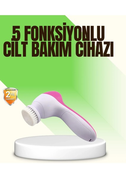 5 In 1 Elektrikli Yüz Temizleme ve Masaj Cihazı