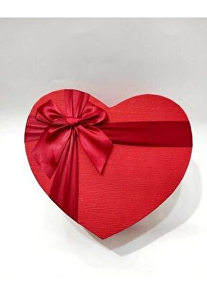 Kalpli Kırmızı Hediye Kutusu
