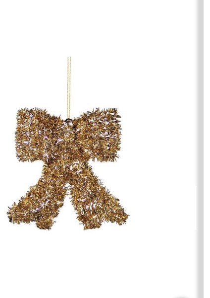 Yılbaşı Süsü Mini Kurdele Şampanya 15 cm fiyatları