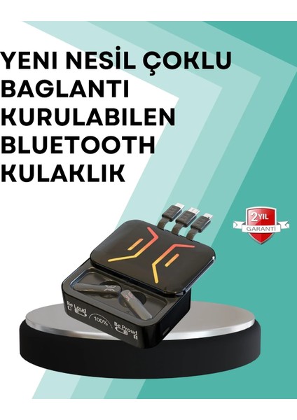 Type-C Girişli Bluetooth Kulaklık – Uzun Bekleme Süresi