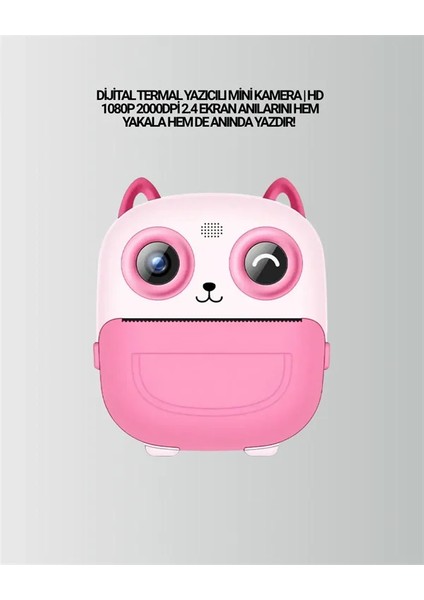 Termal Yazıcılı Dijital Kamera – USB Şarjlı, Hd Video Destekli fiyatları