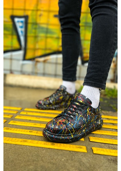 CH254 - Cst Pittura Erkek Ayakkabı 498 Sarı / Mavı / Kırmızı Splush fırsatları