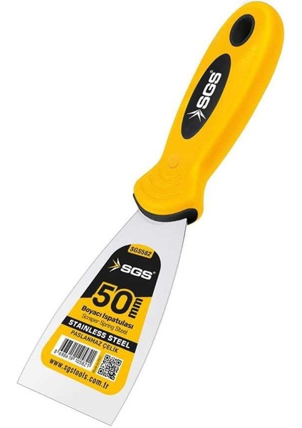 Sgs 582 Spatula Paslanmaz Çelik 50 mm