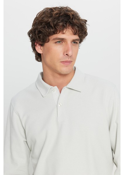 %100 Pamuk Slim Fit Dar Kesim Polo Yaka Jakarlı Triko Tişört fırsatları