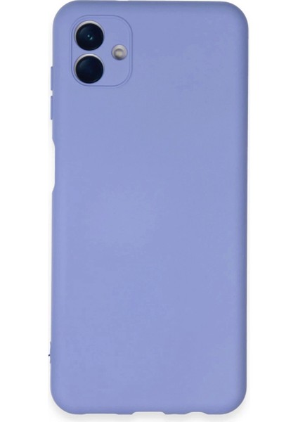 Samsung Galaxy A04E Kılıf Nano Içi Kadife Silikon - Lila (K95)