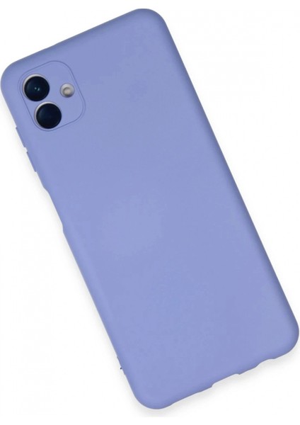 Samsung Galaxy A04E Kılıf Nano Içi Kadife Silikon - Lila (K95) modelleri