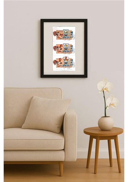 Maya Tcholakova 43x20cm Orijinal Karikatür Tablo fiyatları