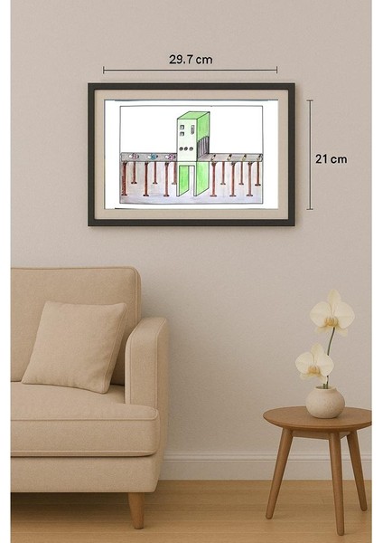 Dragan Milunovic 29X21CM Orijinal Karikatür Tablo fiyatları