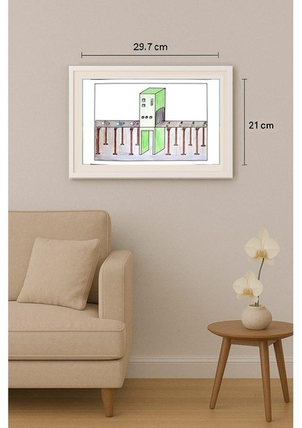 Dragan Milunovic 29X21CM Orijinal Karikatür Tablo indirimleri