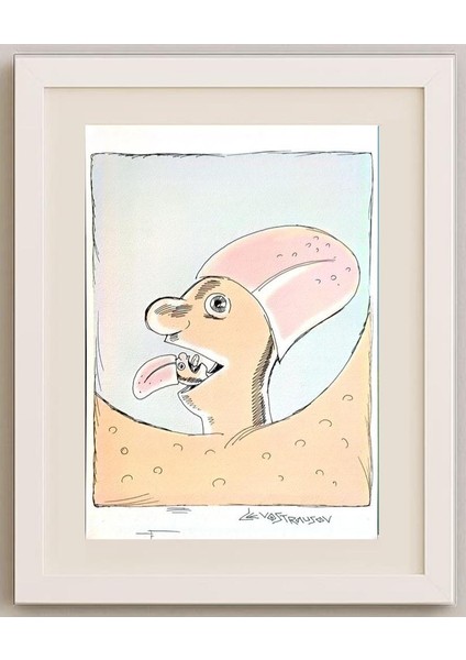 Chenzov Lev 29X21CM Orijinal Karikatür Tablo fırsatları