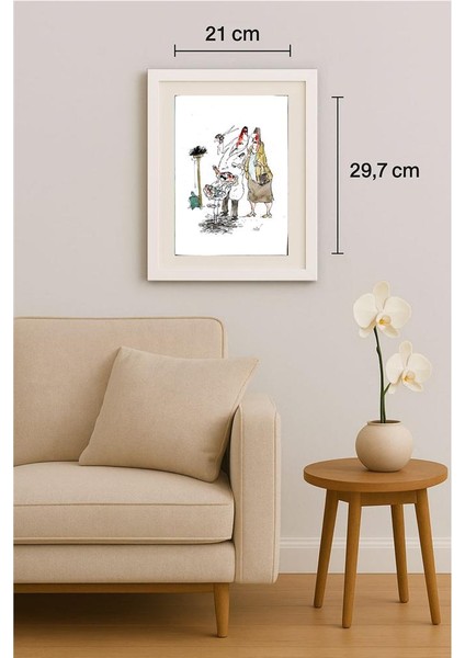 Georgijevski Miroslav 29X21CM Orijinal Karikatür Tablo indirimleri