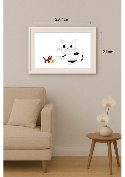 Mitkina Alena 29X21CM Orijinal Karikatür Tablo indirimleri