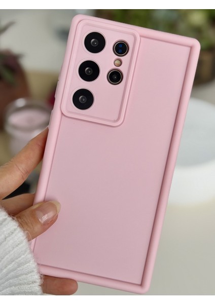 Galaxy S24 Ultra Uyumlumat Lansman Parmak Izi Bırakmaz Silikon Kılıf