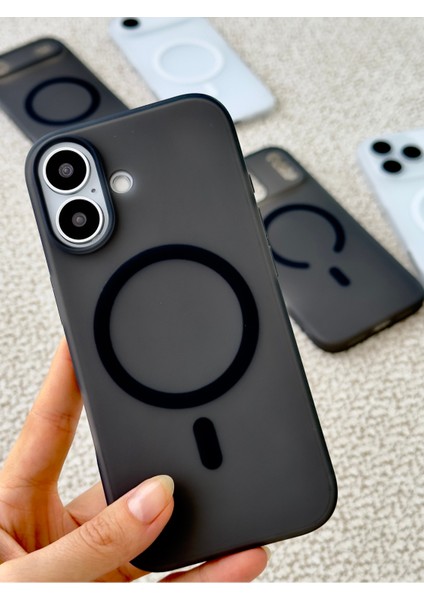 Iphone 17 Uyumlu Magsafe Özellikle Parmak Izi Bırakmaz Mat Şeffaf Silikon Kılıf modelleri
