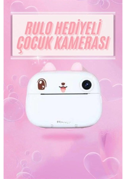 Çocuklar Için Özel Fotoğraf Makinesi Farklı Desen Seçenekli 3 Adet Rulo fiyatları