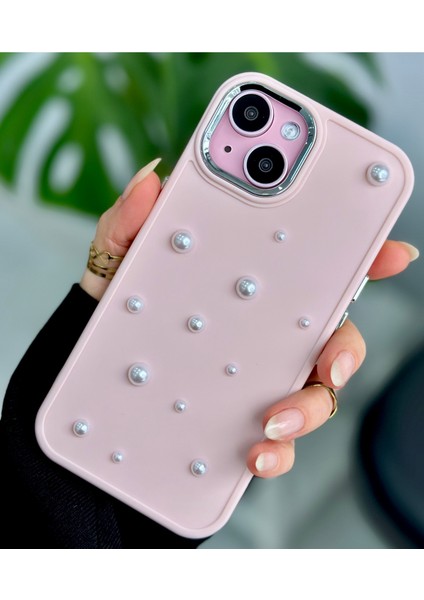 Iphone 14 Plus - 15 Plus Uyumlu Pearl Tasarımlı Oyuncaklı Silikon Kılıf indirimleri