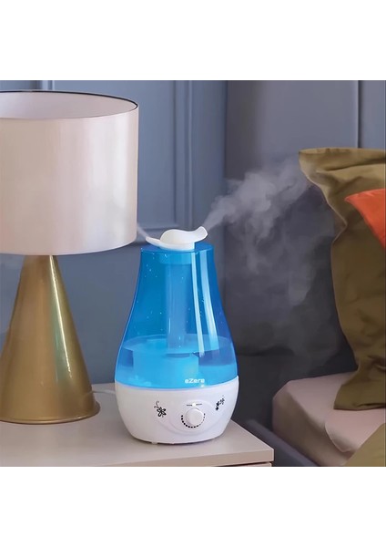 Ezere Qtum9 Çift Sprey Ultrasonik Hava Nemlendirici 3.5l KLS-204-(5775) - ?68?08E8-5G9568