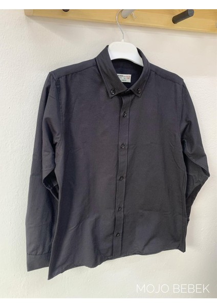 Erkek Çocuk Düğmeli Yaka Gömlek 4014 Siyah fiyatları