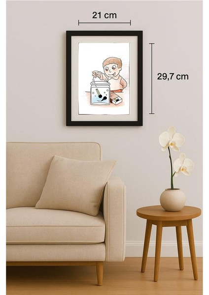 Lou Pei Dong 29X21CM Orijinal Karikatür Tablo fiyatları