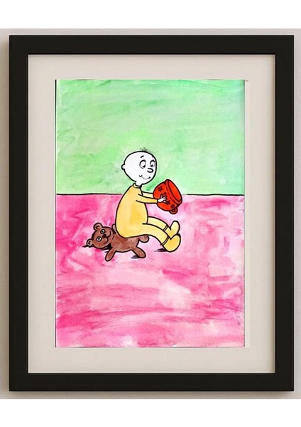 Kristina Gorbunova 29X21CM Orijinal Karikatür Tablo