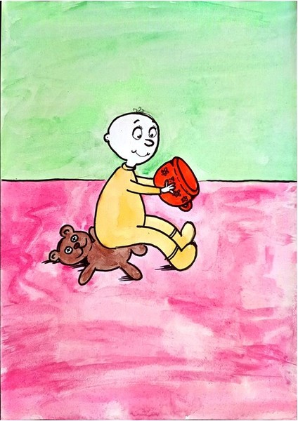 Kristina Gorbunova 29X21CM Orijinal Karikatür Tablo modelleri