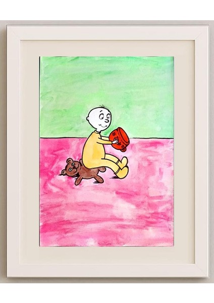 Kristina Gorbunova 29X21CM Orijinal Karikatür Tablo fırsatları