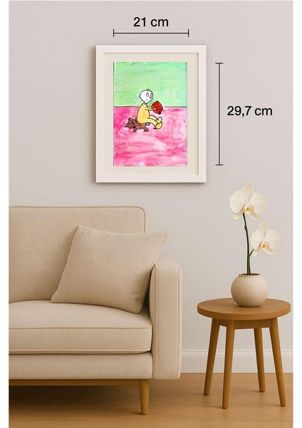 Kristina Gorbunova 29X21CM Orijinal Karikatür Tablo indirimleri