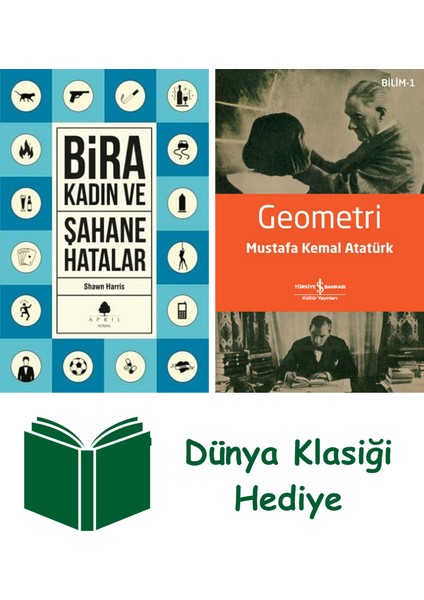 Şahane Hatalar 3 - Bira ve Kadın + Geometri + Dünya Klasiği Hediye