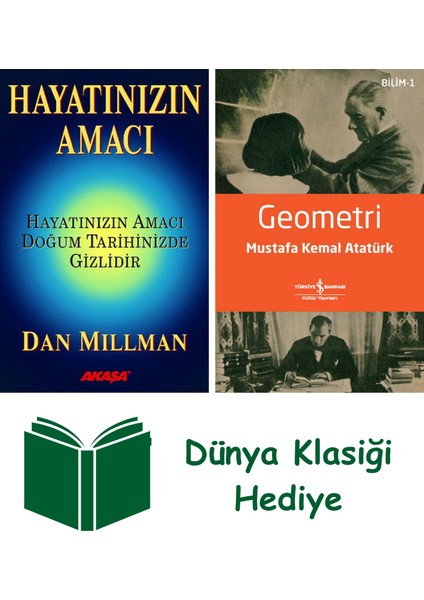 Hayatınızın Amacı + Geometri + Dünya Klasiği Hediye