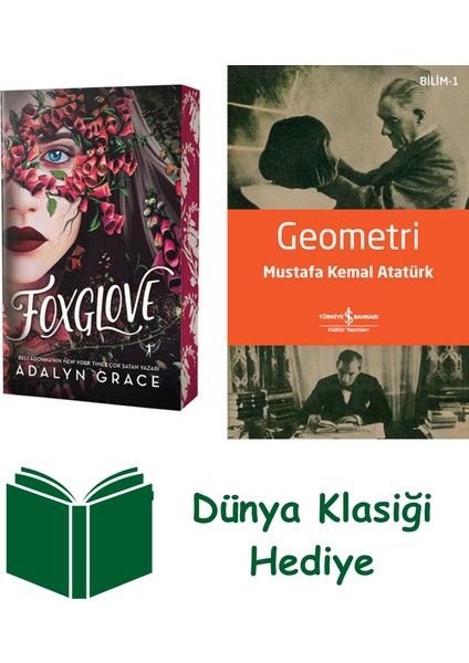 Foxglove + Geometri + Dünya Klasiği Hediye