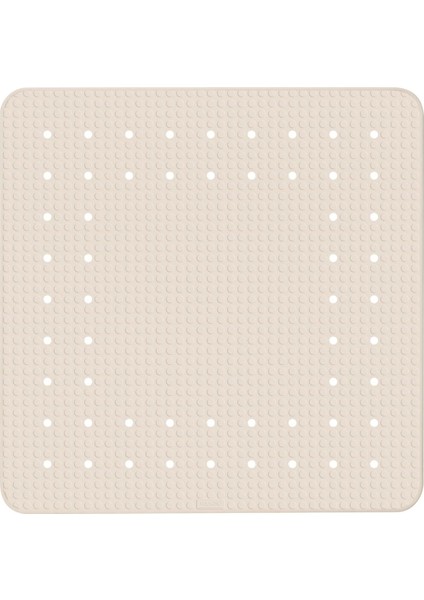 Mirasol Paspası Bej 54 x 54 cm Kaymaz Duş Paspası Bej