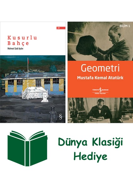 Kusurlu Bahçe + Geometri + Dünya Klasiği Hediye