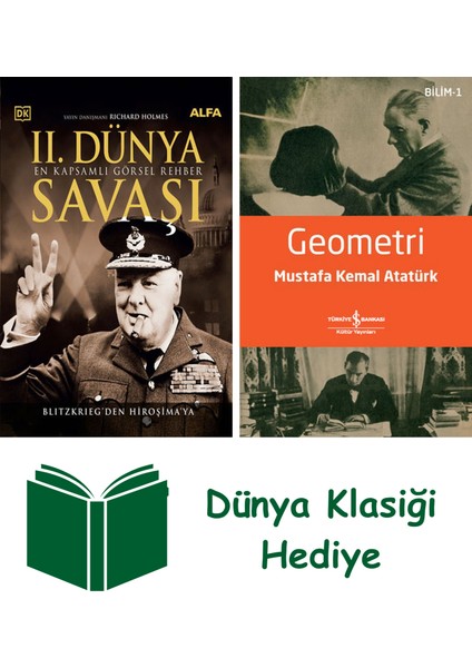 Iı. Dünya Savaşı - En Kapsamlı Görsel Rehber (Ciltli) + Geometri + Dünya Klasiği Hediye