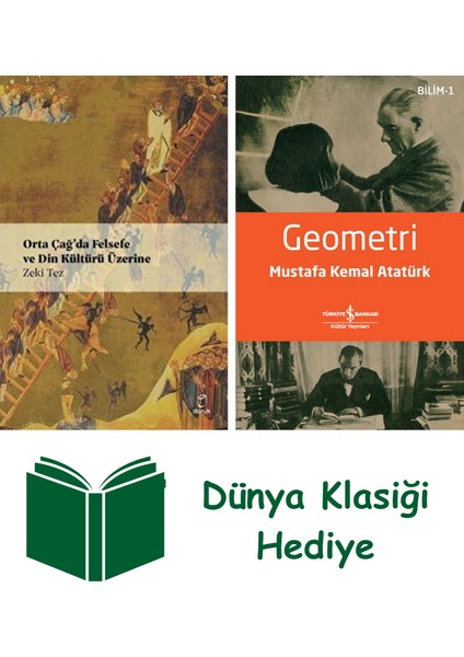 Orta Çağ’da Felsefe ve Din Kültürü Üzerine + Geometri + Dünya Klasiği Hediye