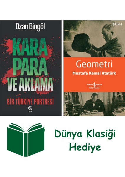 Kara Para ve Aklama + Geometri + Dünya Klasiği Hediye