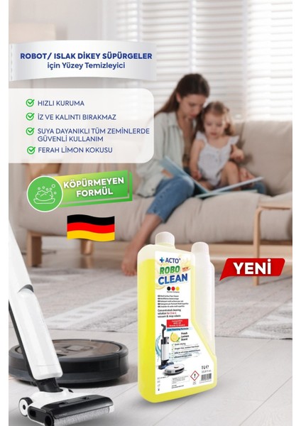 ® Robo Clean – Robot & Islak Dikey Süpürgeler Için Konsantre Yüzey Temizleyici fırsatları