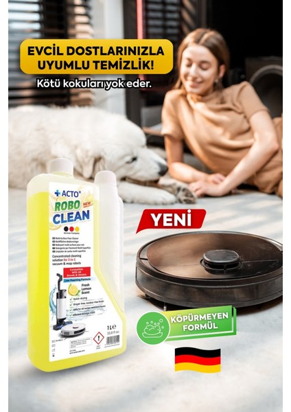 ® Robo Clean – Robot & Islak Dikey Süpürgeler Için Konsantre Yüzey Temizleyici indirimleri
