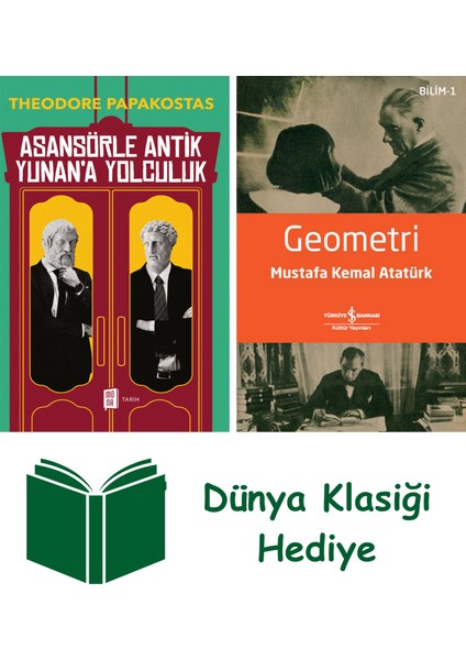 Asansörle Antik Yunan’a Yolculuk + Geometri + Dünya Klasiği Hediye