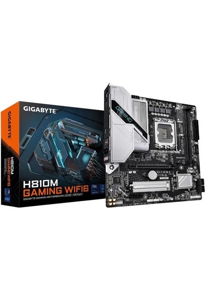 Gıgabyte H810M-GAMING-WIFI6 2x Ddr5 Dp/hdmı 1x M.2 Usb3.2 1851P Anakart