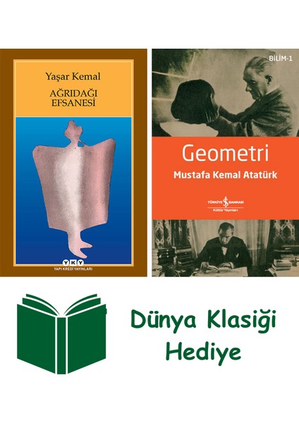 Ağrıdağı Efsanesi + Geometri + Dünya Klasiği Hediye