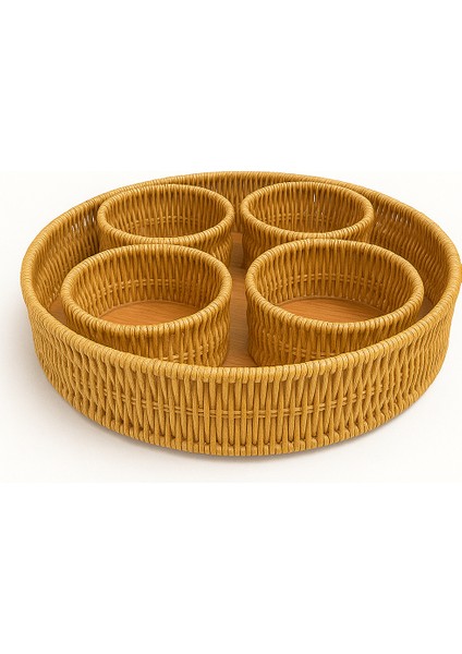 Makyaj & Takı Organizeri El Yapımı Hasır